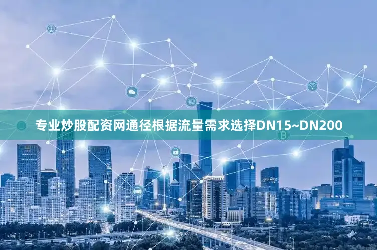 专业炒股配资网通径根据流量需求选择DN15~DN200