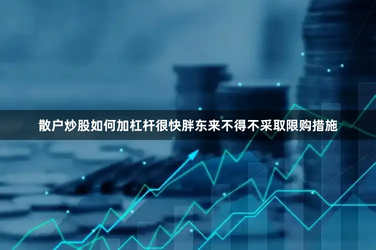 散户炒股如何加杠杆很快胖东来不得不采取限购措施