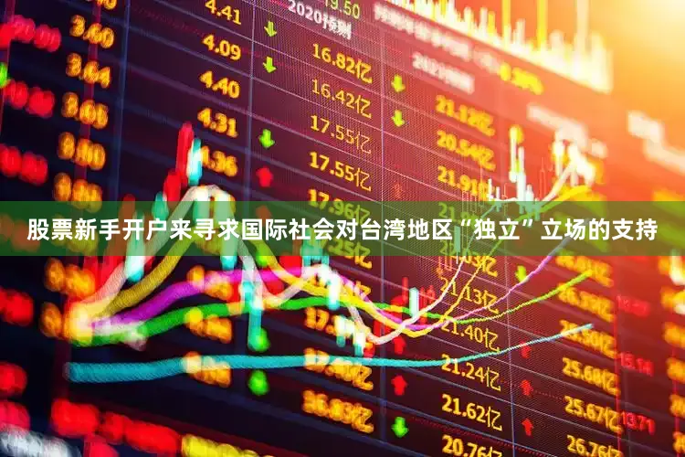 股票新手开户来寻求国际社会对台湾地区“独立”立场的支持
