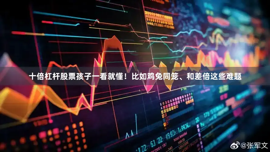 十倍杠杆股票孩子一看就懂！比如鸡兔同笼、和差倍这些难题